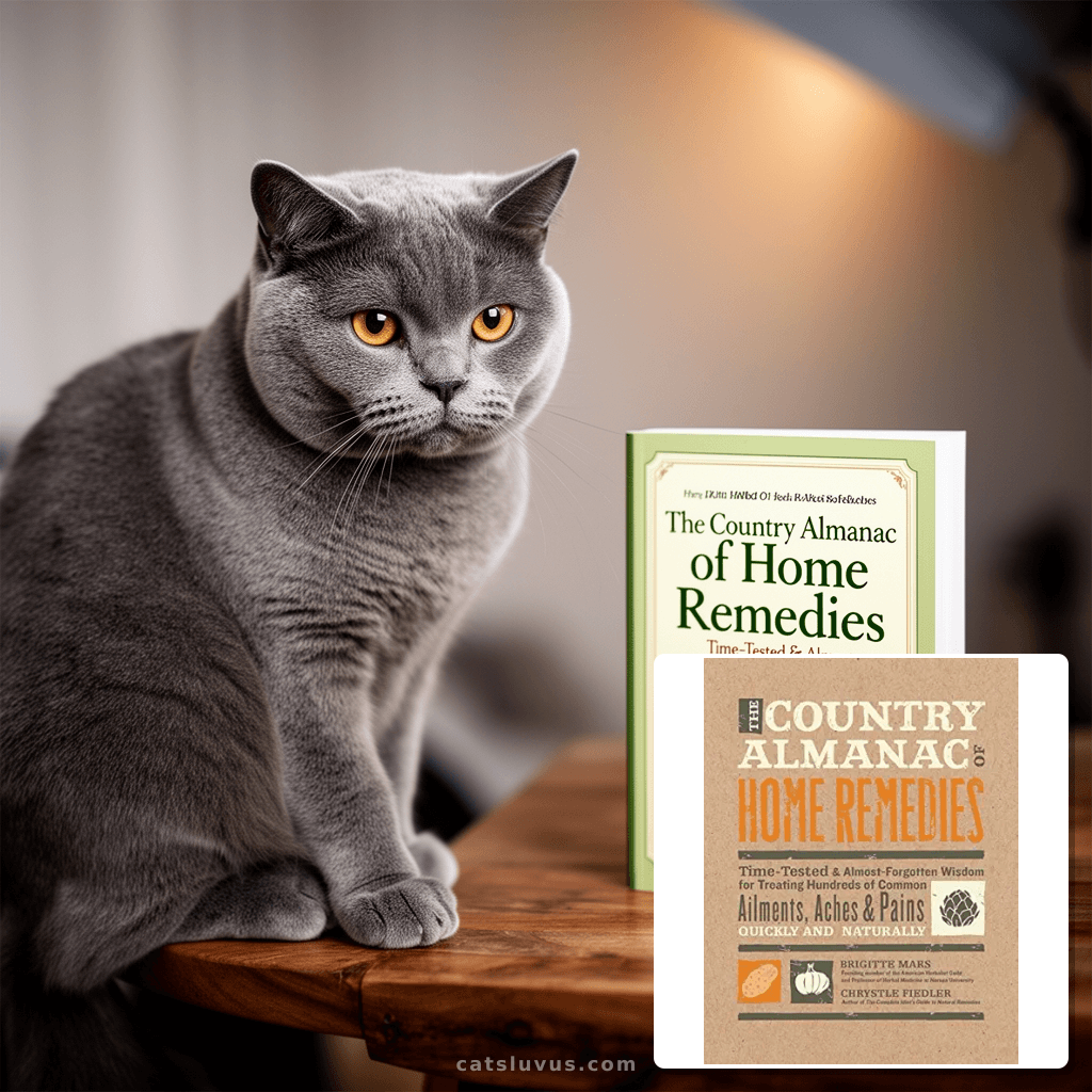 The Country Almanac of Home Remedies: Time-Tested & Almost with cat - professional product lifestyle photo