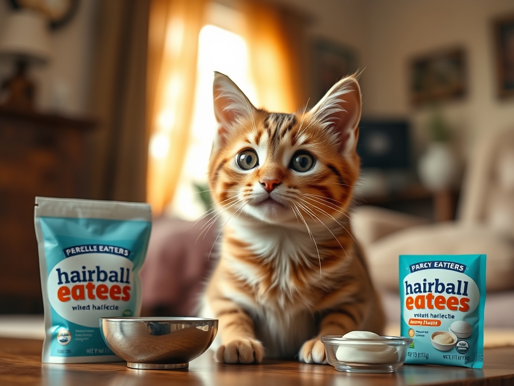 hairball relief gel for picky eaters - cat hairball remedies guide hero image