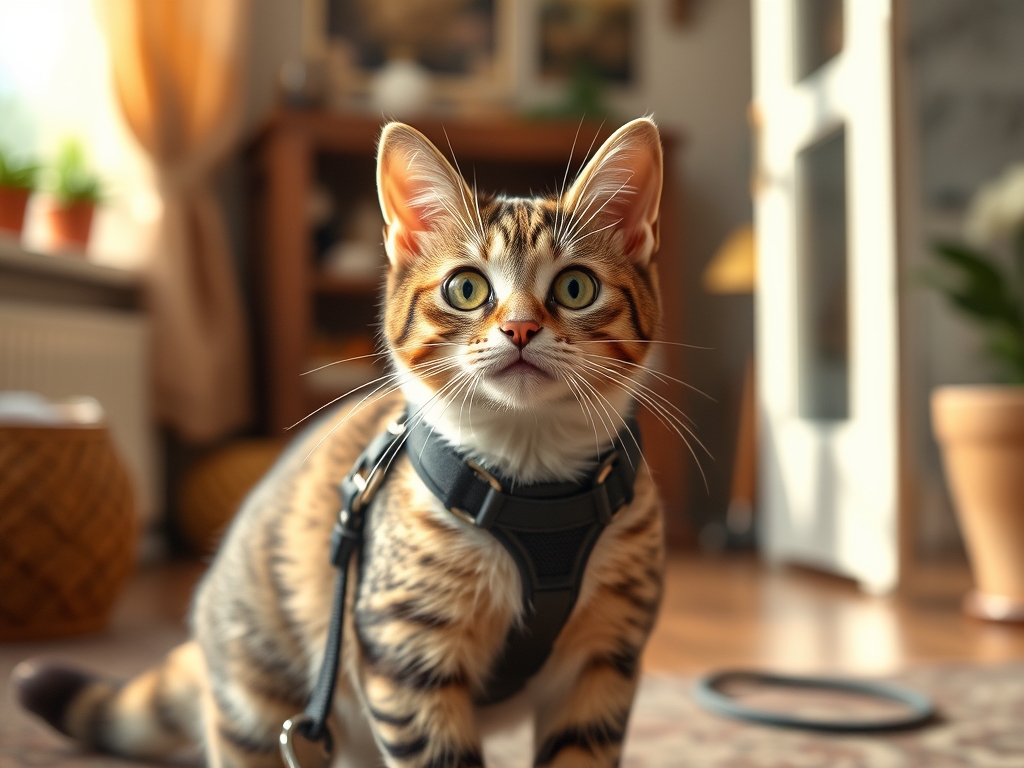 cat harness and leash set for walking - cat harnesses leashes guide hero image
