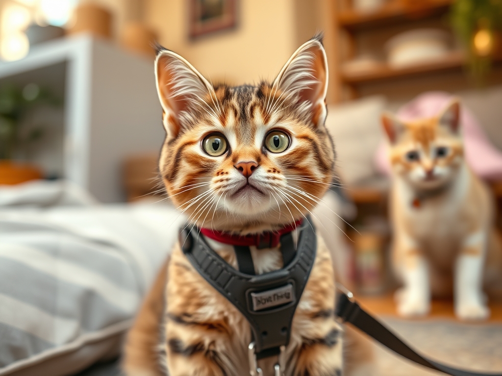 cat harness for leash reactive cats - cat harnesses leashes guide hero image