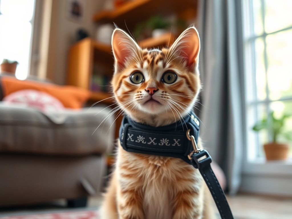 cat harness for leash training energetic cats - cat harnesses leashes guide hero image