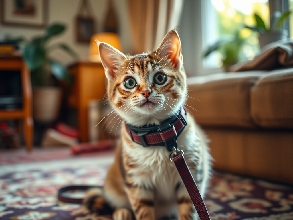 cat harness for leash training lazy cats - cat harnesses leashes guide hero image