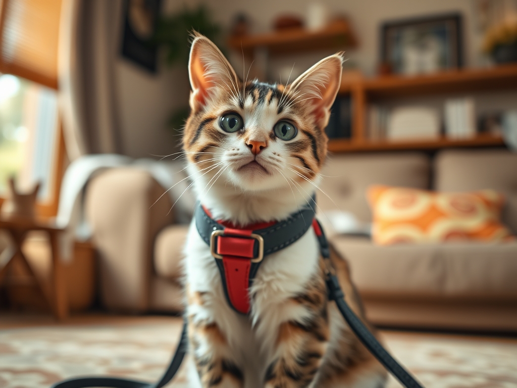 cat harness for leash training purebred cats - cat harnesses leashes guide hero image