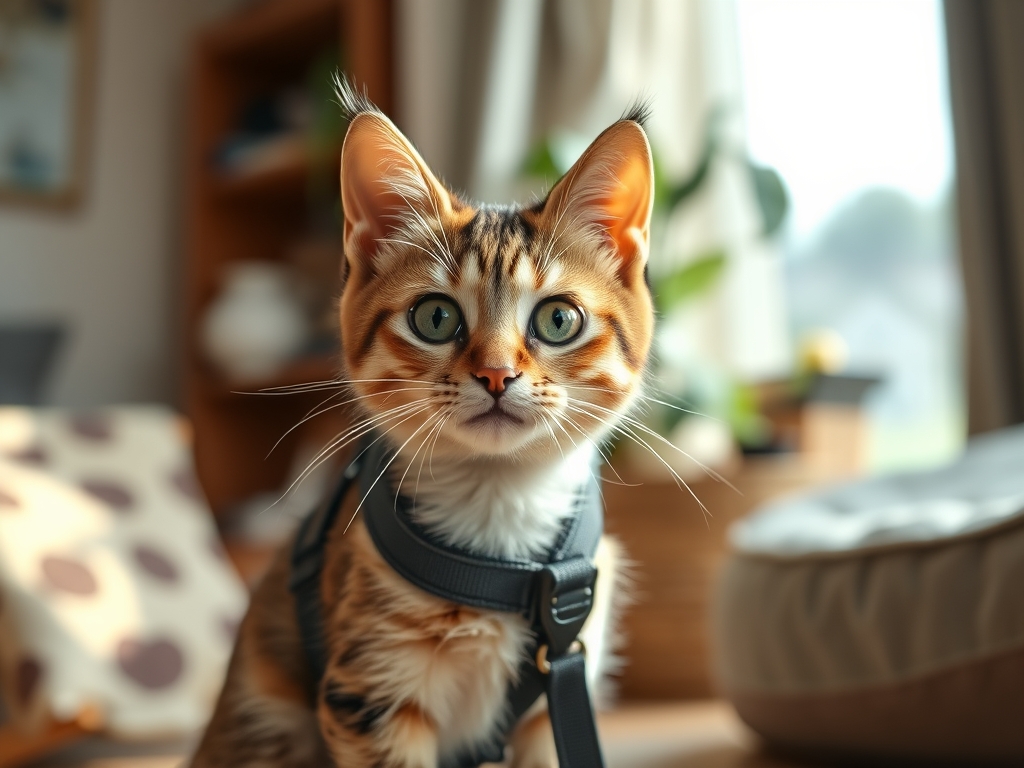 cat harness for leash training rescues - cat harnesses leashes guide hero image