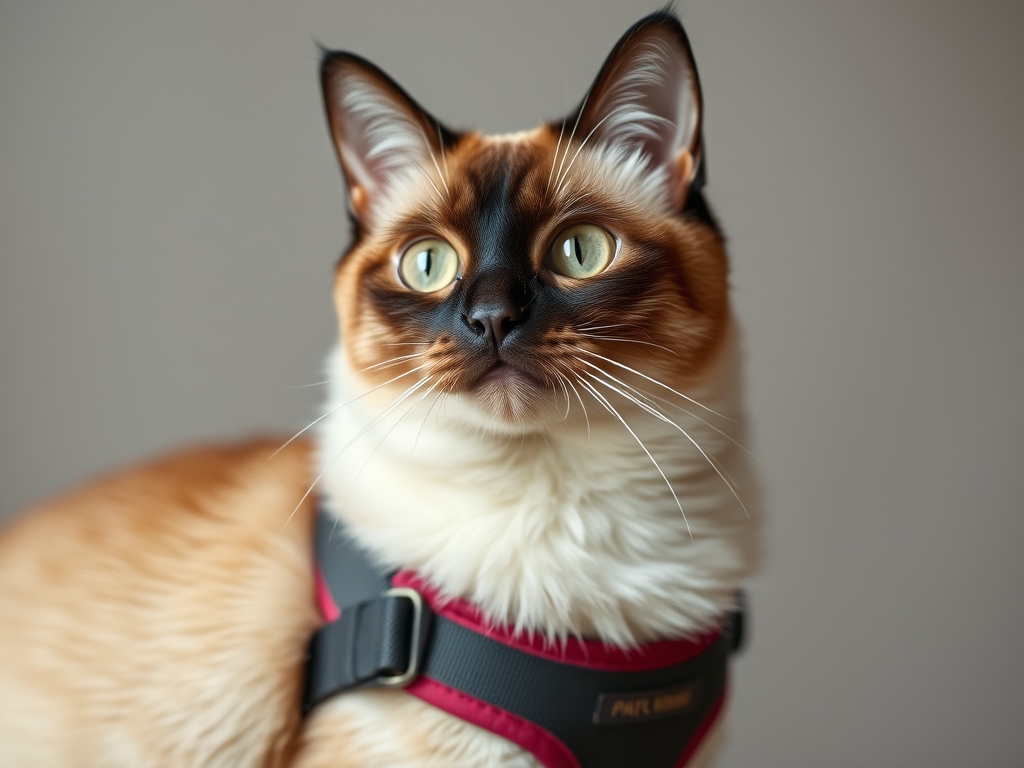 cat harness for Siamese cats - cat harnesses leashes guide hero image