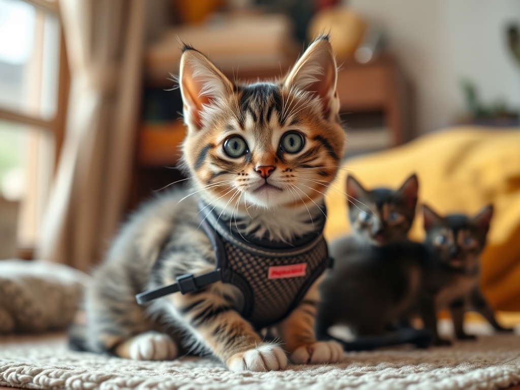 soft mesh cat harness for kittens - cat harnesses leashes guide hero image