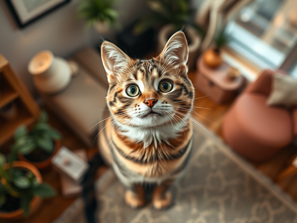 cat healthy weight from above - cat healthy weight guide hero image