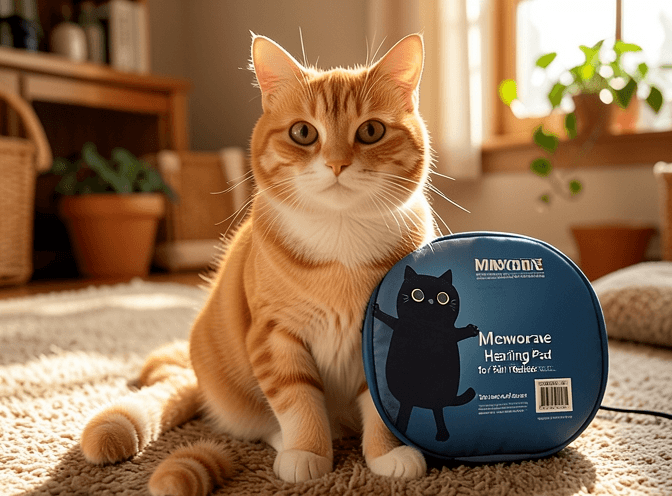 Cat owner reviewing affordable cat heating & cooling products options for their pet in 2026