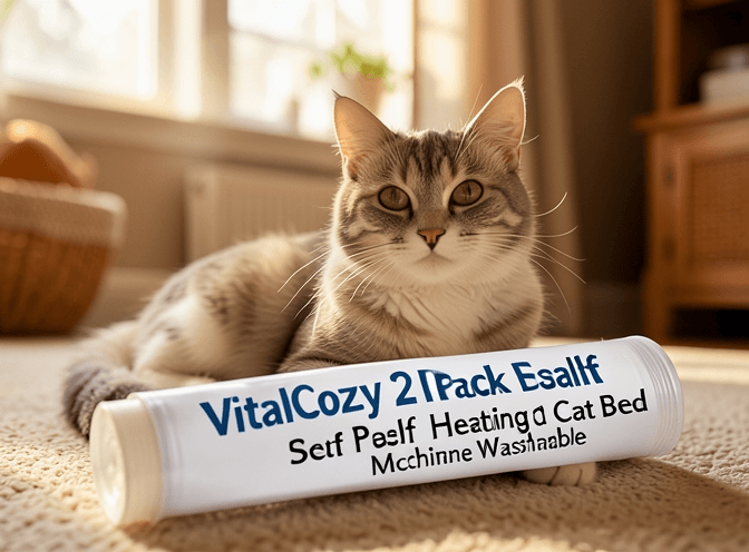 Cat owner reviewing cat heating & cooling products comparison options for their pet in 2026