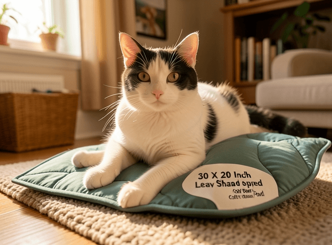 Cat owner reviewing cat heating & cooling products for indoor cats options for their pet in 2026