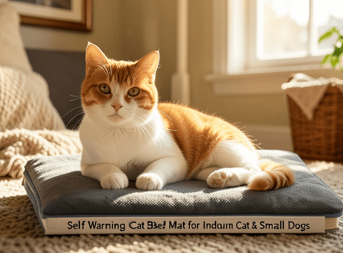 Cat owner reviewing diy cat heating & cooling products options for their pet in 2026