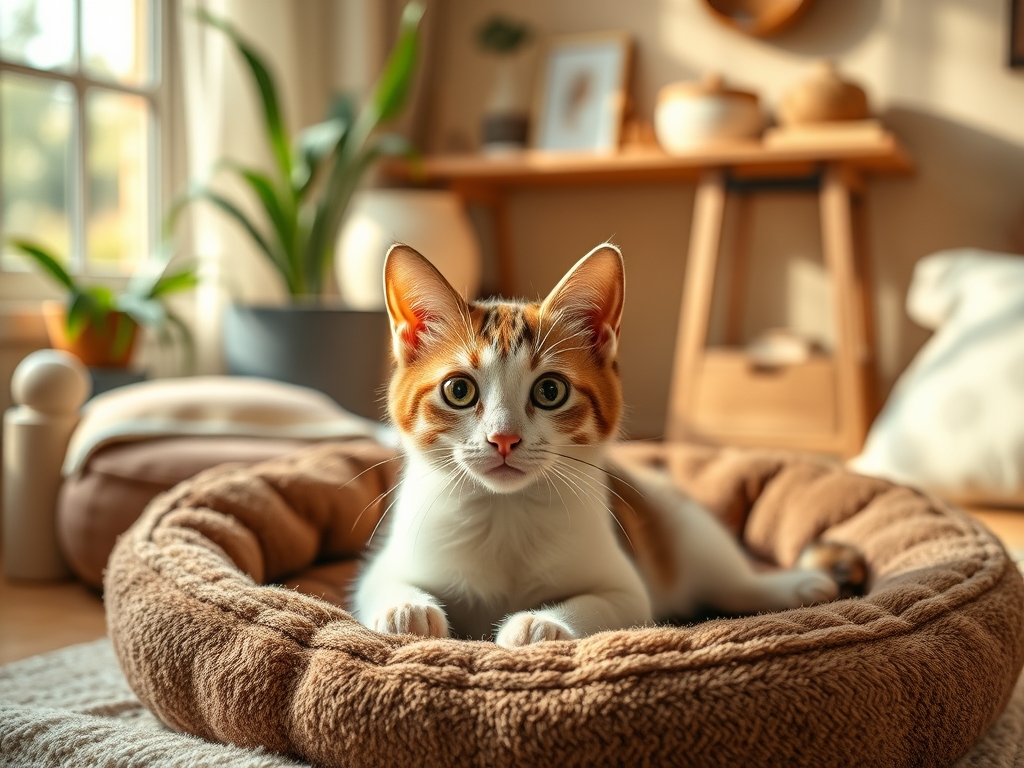eco-friendly heated cat beds - cat heating pads heated beds guide hero image