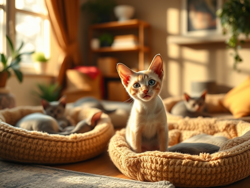 heated cat beds for hairless cats - cat heating pads heated beds guide hero image