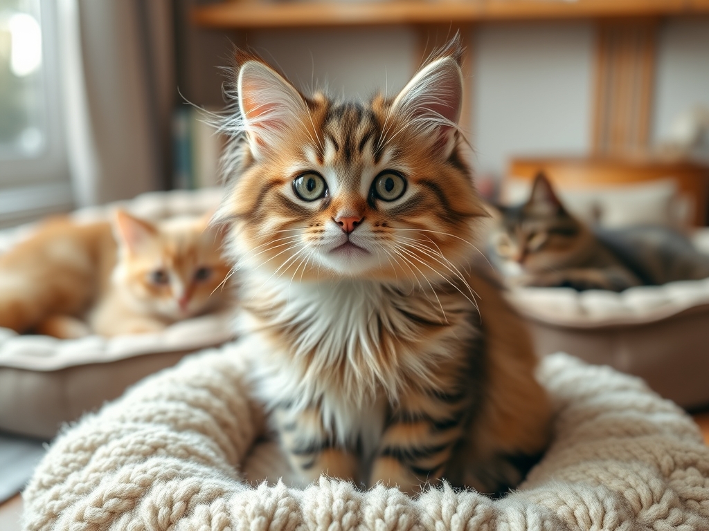 heated cat beds for long haired cats - cat heating pads heated beds guide hero image