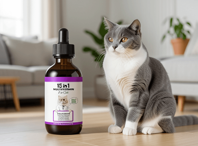 Cat owner reviewing cat hypoallergenic products for senior cats options for their pet in 2026