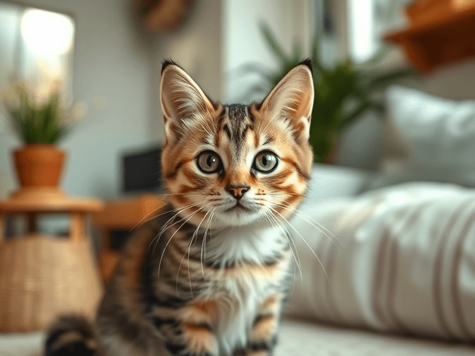 Cat owner reviewing affordable cat enrichment for indoor cats options for their pet in 2026