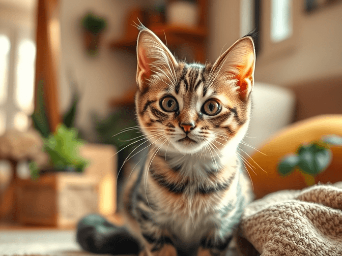 Cat owner reviewing cat enrichment for indoor cats for indoor cats options for their pet in 2026