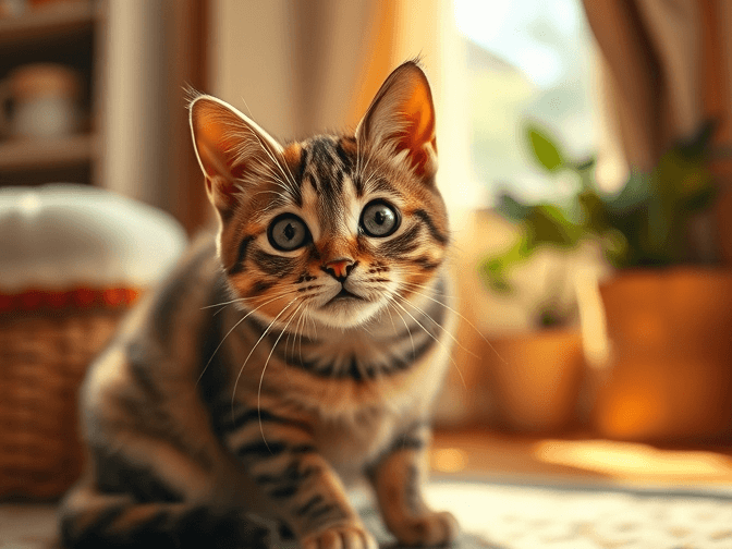 Cat owner reviewing cat enrichment for indoor cats for senior cats options for their pet in 2026