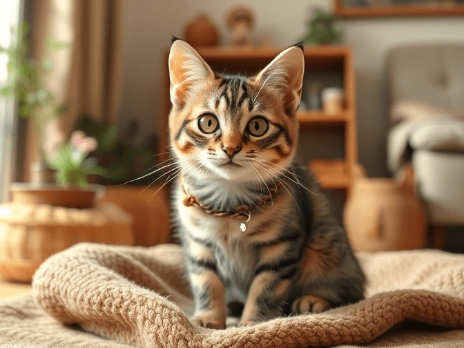 Cat owner reviewing cat enrichment for indoor cats under 50 dollars options for their pet in 2026