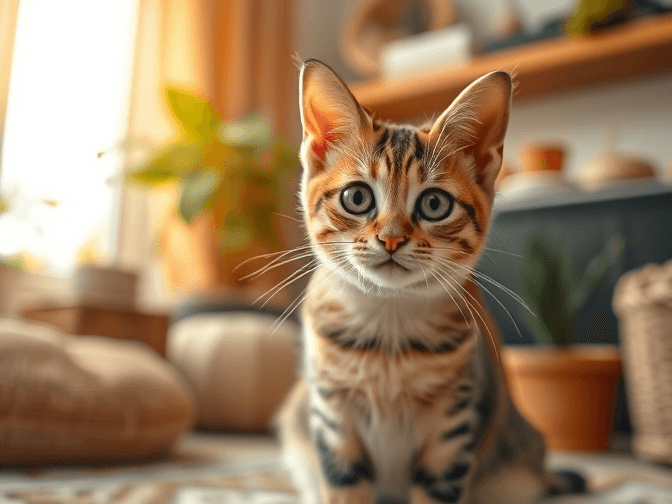 Cat owner reviewing cat enrichment for indoor cats for indoor cats options for their pet in 2026