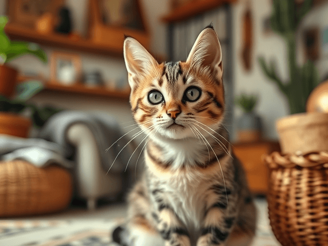 Cat owner reviewing cat enrichment for indoor cats worth buying options for their pet in 2026