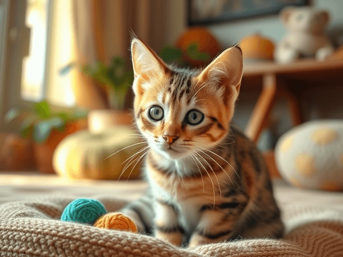 Cat owner reviewing diy cat enrichment for indoor cats options for their pet in 2026