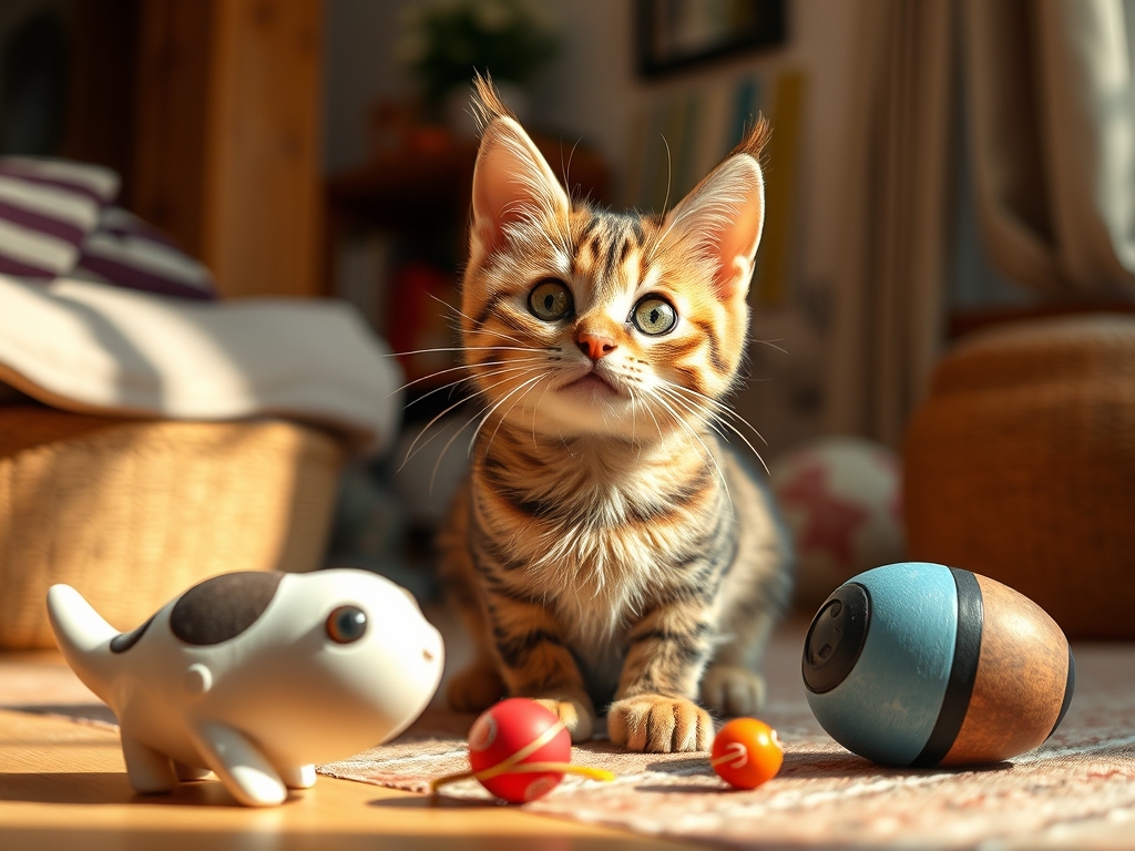 cat toys that move on their own - cat interactive toys guide hero image