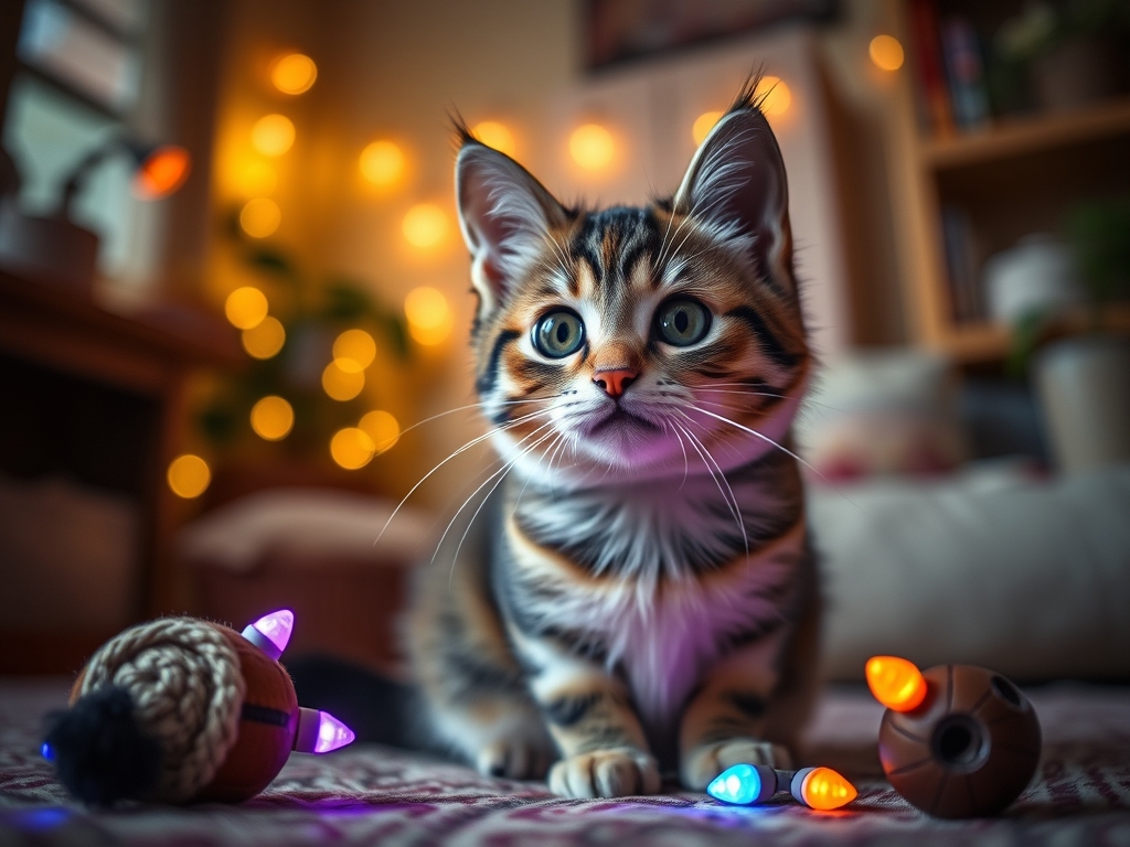 cat toys with LED lights - cat interactive toys guide hero image