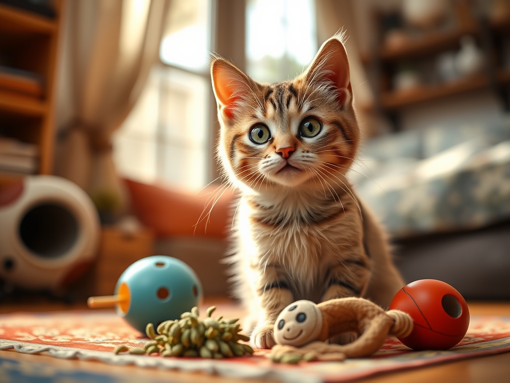 cat toys with refillable catnip - cat interactive toys guide hero image