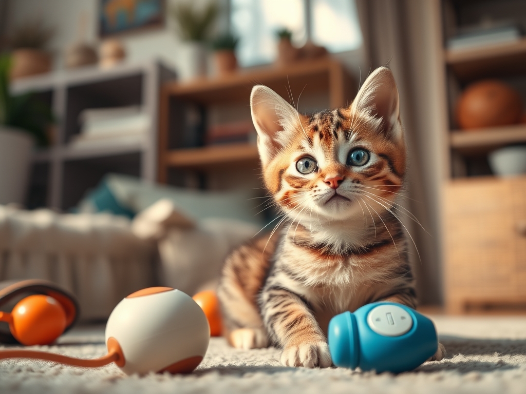 cat toys with voice activation - cat interactive toys guide hero image