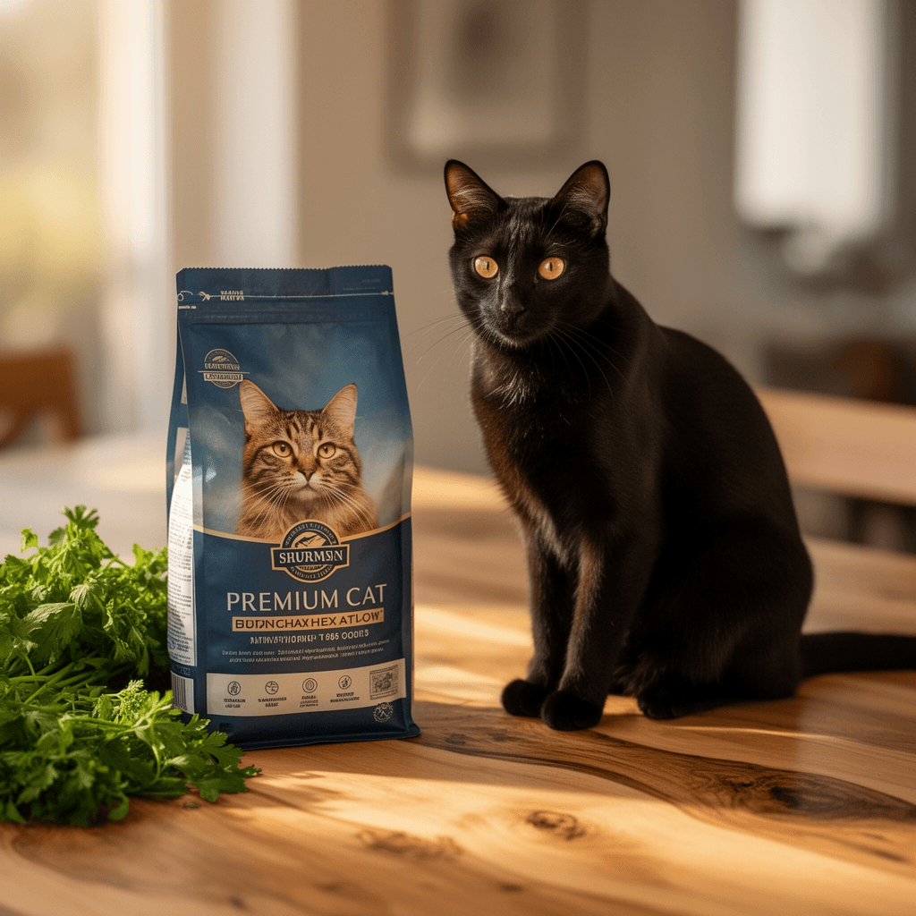 Purrly Lickable Wet Cat Treats Healthy Grain-Free Chicken with cat - professional product lifestyle photo