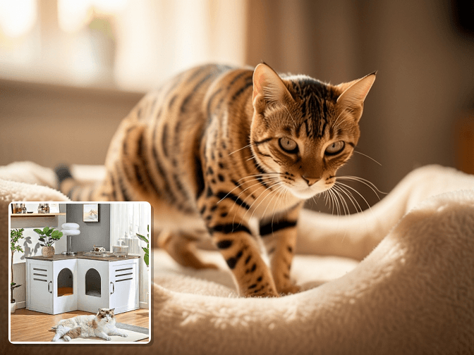 MultiCat Behavioral Patterns We Observed - expert corner litter box cabinet for multiple cats guide