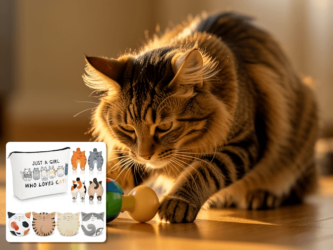 Cat owner reviewing farmhouse style cat litter cabinet options for their pet in 2026