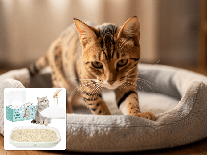 How Elastic Litter Box Liners Work - expert kitty cat elastic litter box liners guide