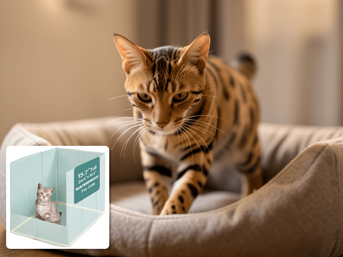 Installation and Transition Tips - expert litter box privacy curtain for anxious cats guide