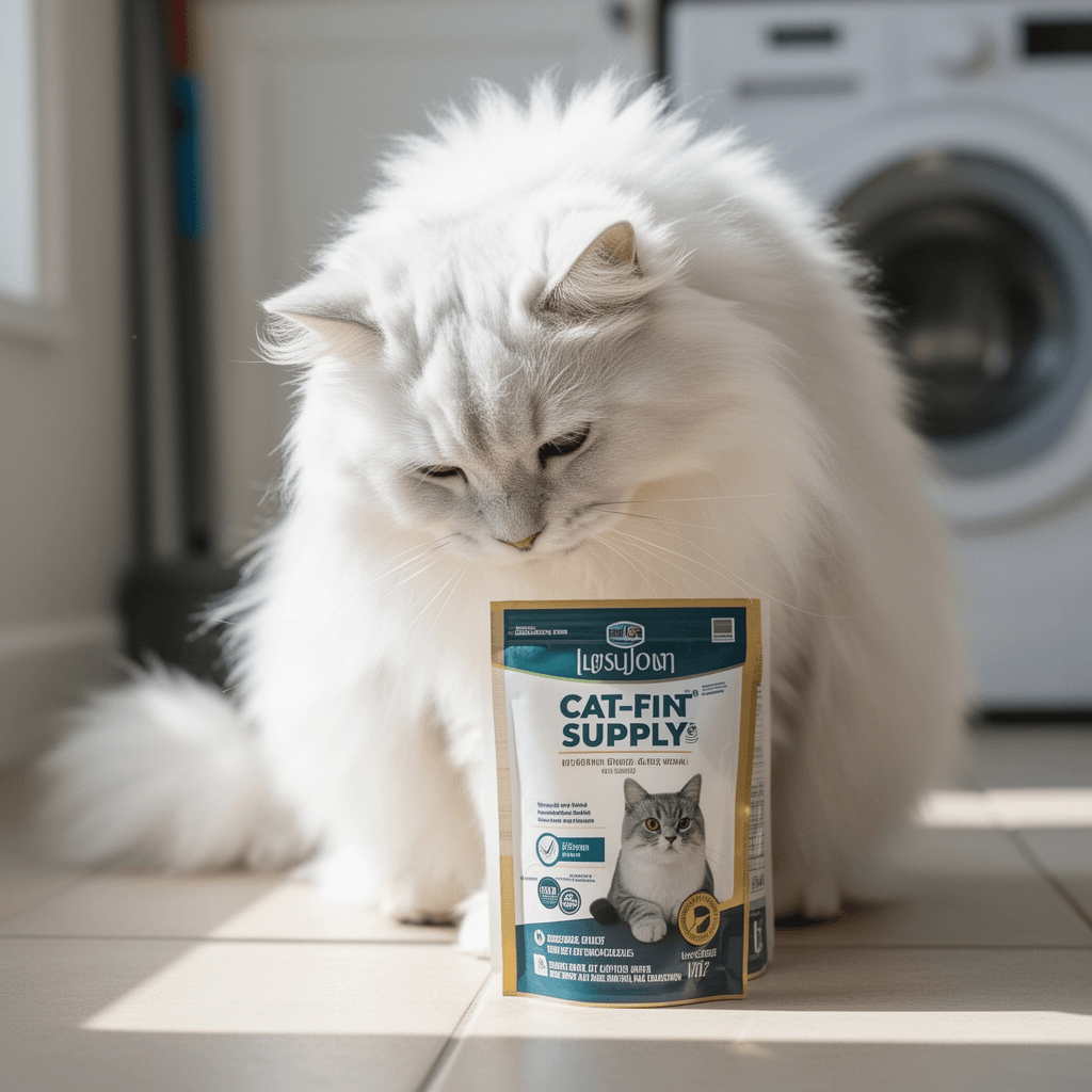 Rantila Cat Litter Box Privacy Screen Cat Litter Box with cat - professional product lifestyle photo