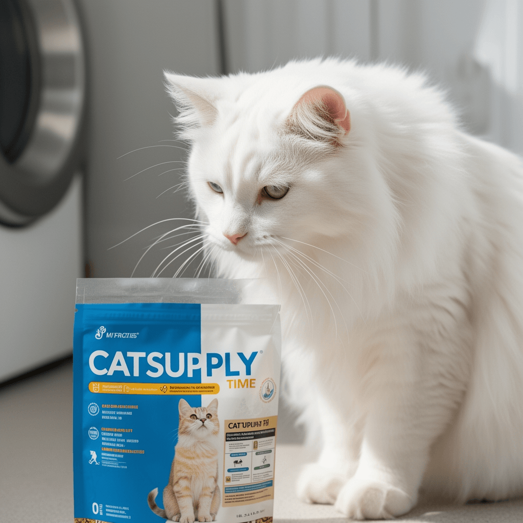 Rantila Cat Litter Box Privacy Screen Cat Litter Box with cat - professional product lifestyle photo