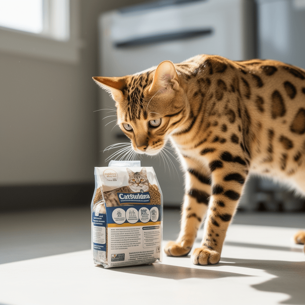 Rantila Cat Litter Box Privacy Screen Cat Litter Box with cat - professional product lifestyle photo