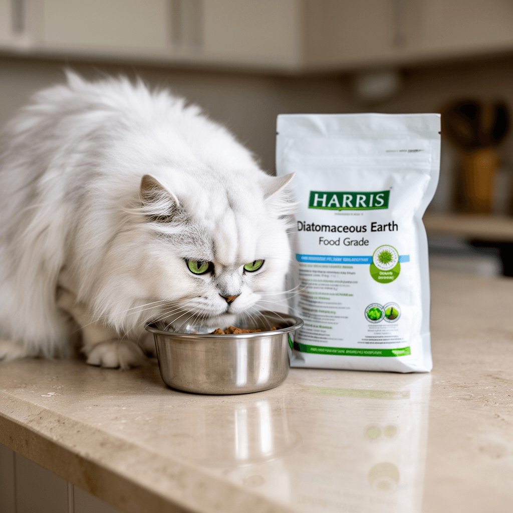 PetSafe ScoopFree Premium Fragrance-Free Natural Cat Litter with cat - professional product lifestyle photo