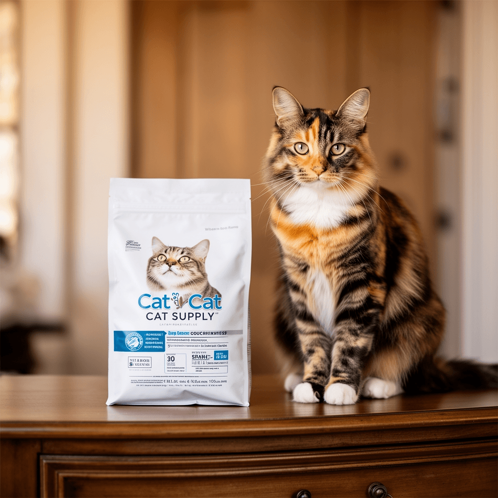 Nature's Miracle Advanced Cat Stain and Odor Eliminator with cat - professional product lifestyle photo