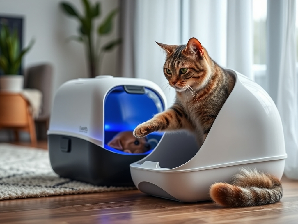 quietest automatic litter box for night use - cat litter robots self cleaning guide hero image