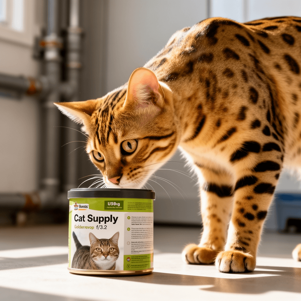 PetSafe ScoopFree Premium Crystal Cat Litter - Ultra- with cat - professional product lifestyle photo