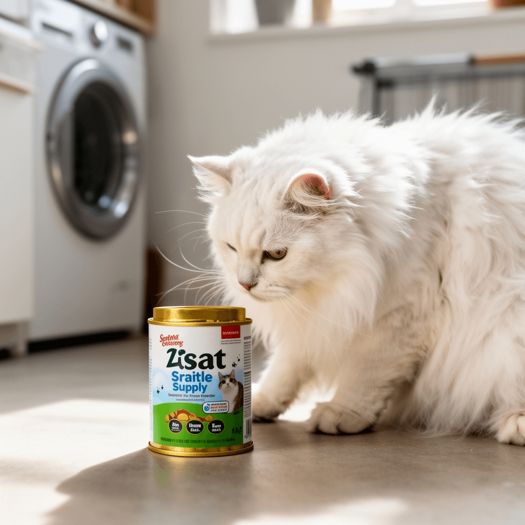 Jonny Cat Litter Box Liners: Heavy Duty - Tear & Leak with cat - professional product lifestyle photo