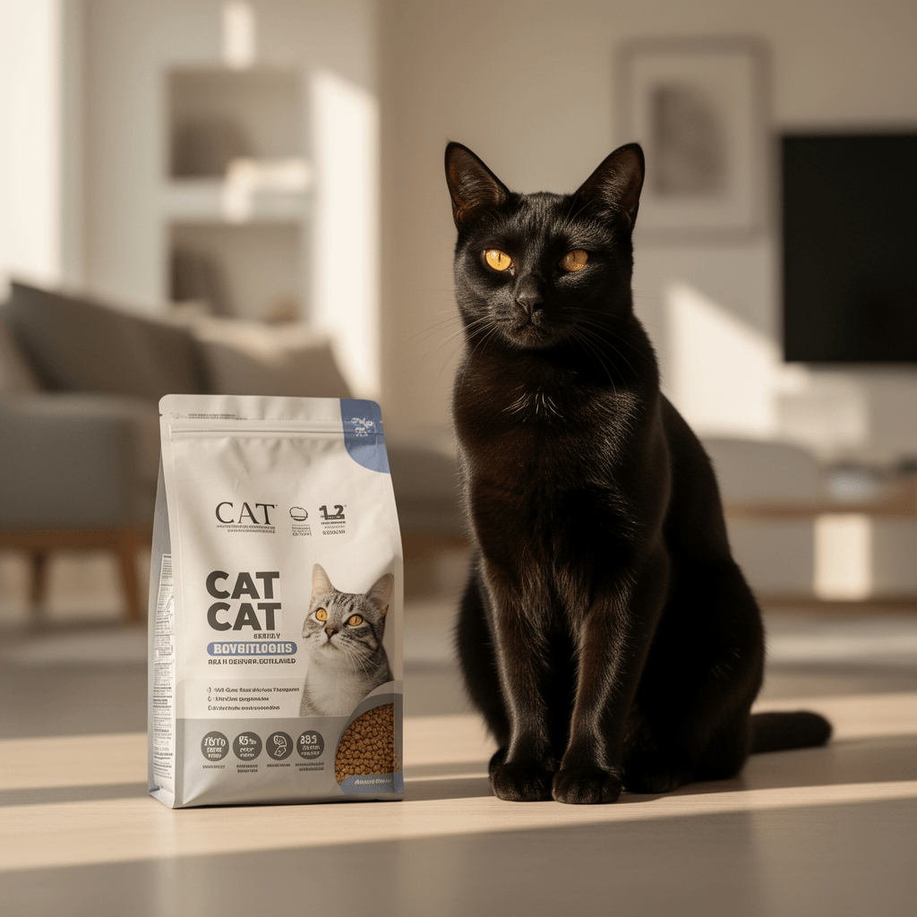 Pet-Pourri Smell Ya Litter Cat Litter Deodorizer Spray with cat - professional product lifestyle photo
