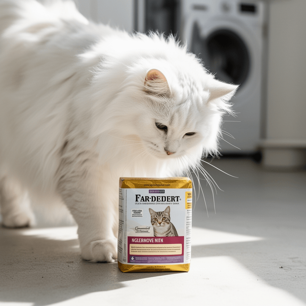 Litter Genie Roll Cat Litter Disposal Pail | Odour with cat - professional product lifestyle photo