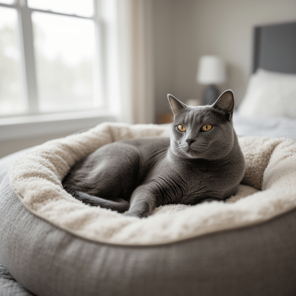 Pieviev Cat Litter Mat Double Layer Waterproof Urine Proof with cat - professional product lifestyle photo