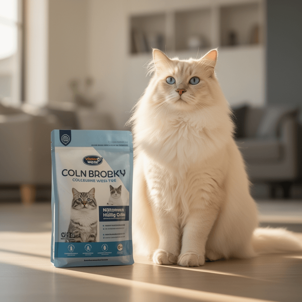 Sprinkle & Sweep Metal Cat Litter Scoop - Heavy Duty Litter with cat - professional product lifestyle photo