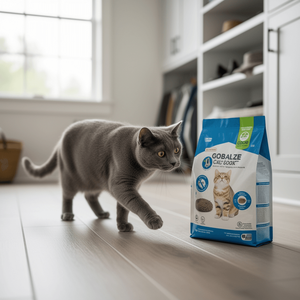 Eruinfang Cat Litter Scoop 3Pcs Cat Litter Scooper Long with cat - professional product lifestyle photo