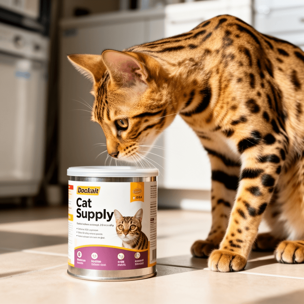 Petmate Scoop N' Hide Cat Litter Scoop with Discreet Litter with cat - professional product lifestyle photo