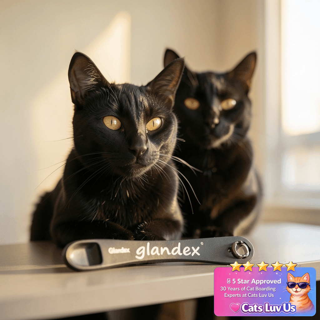 Glandex Measuring Scoop Spoon Plastic Swivel 1/8tsp with cat - professional product lifestyle photo